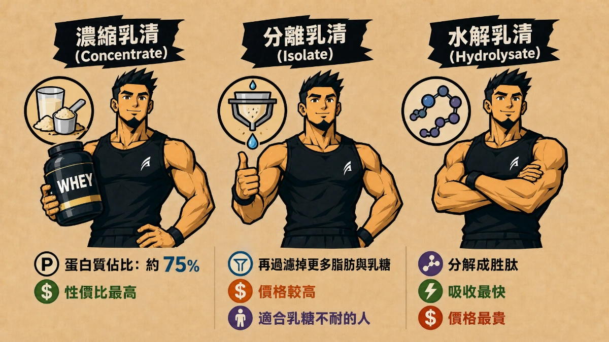 蛋白質 vs 乳清蛋白粉：健身補充蛋白質前你必須搞清楚的核心差異